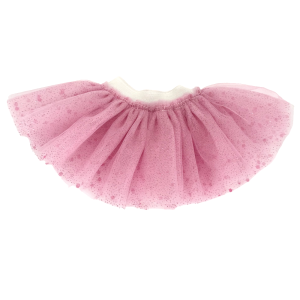 Rock aus rosa Tüll.