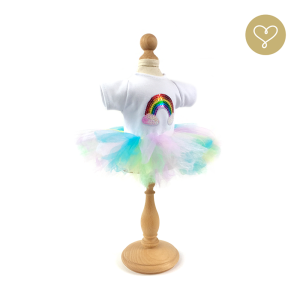 Regenbogen-Rock und T-Shirt mit Regenbogen