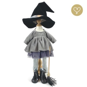 Komplettes Halloween-Hexen-Outfit: Version 2