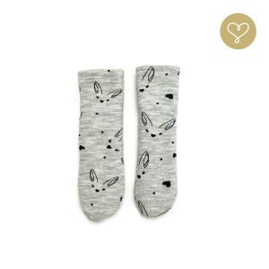 Socken mit Kaninchenmuster