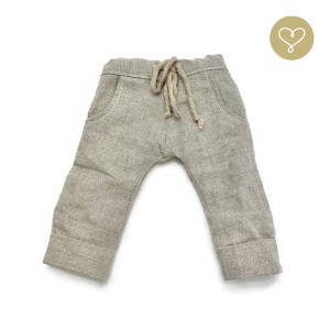 Hose beige mit Taschen