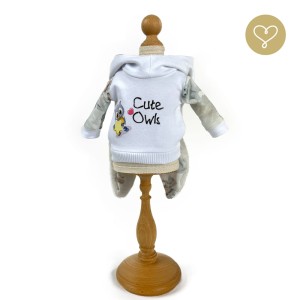 Kapuzen-Sweatshirt "Süße Eulen"