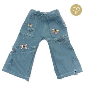 _Hosen Jeans mit stylischen Abriebstellen_