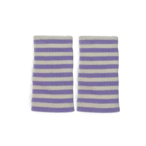_Stulpen mit violetten Streifen_